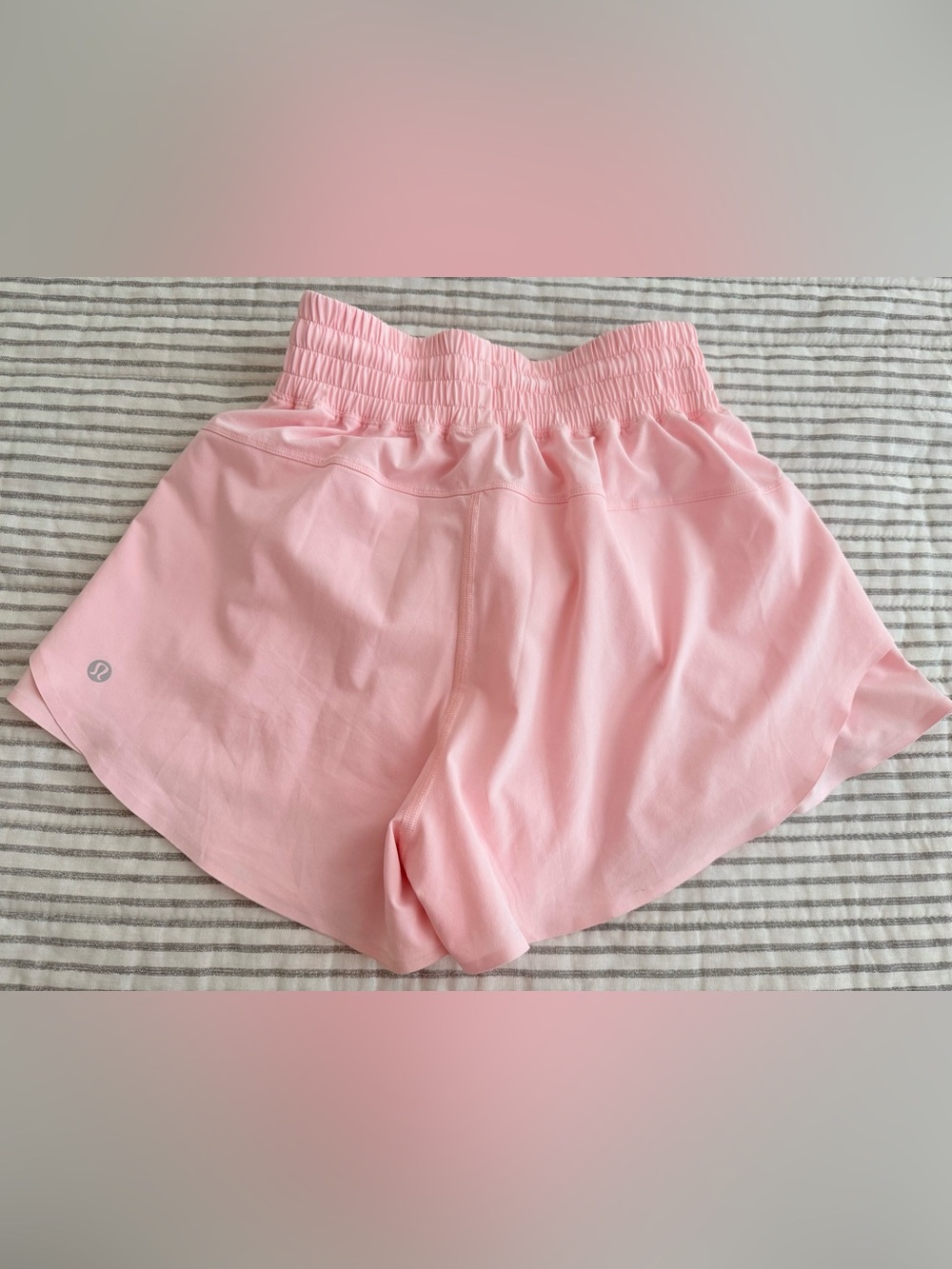 lululemon athletica Pink Pearl Shake It Out High-Rise 4’ Running Short NWOT